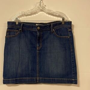 Gap Jeans Stretch Women’s Denim Jean Straight Skirt Sz 14